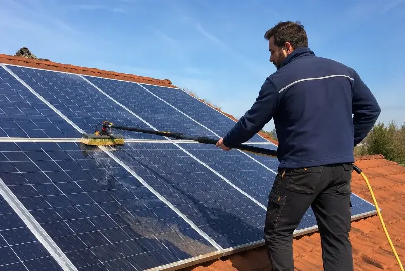 Nettoyage et entretien de panneaux solaires à Fontaine